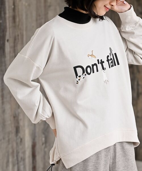 新品 0 日本製 どうしちゃったPG スウェット トレーナー 定価28,600円 r・p・s（アールピーエス） トレーナー スウェット Don't fall