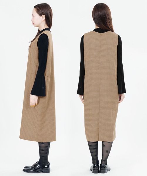 MARY QUANT ジャンスカ　M MARY QUANT（マリークヮント） ジャンパースカート マリークワント