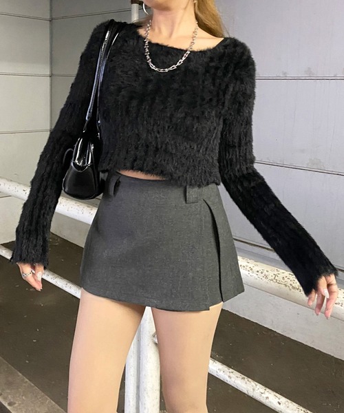 non-hedge（ノンヘッジ） スカート スリットミニスカパン : ZOZOTOWN