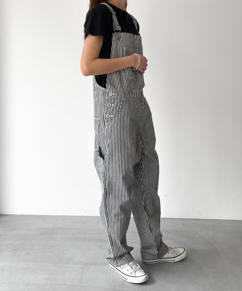 CANAL JEAN」 「YA-YA」オーバーオール 38 ネイビー レディース 