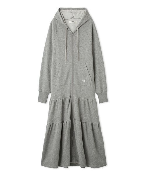 FURFUR（ファーファー） ワンピース フーディーティアードワンピース