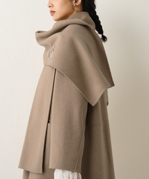 Whim Gazette（ウィム ガゼット） ノーカラーコート FREE ブラウン