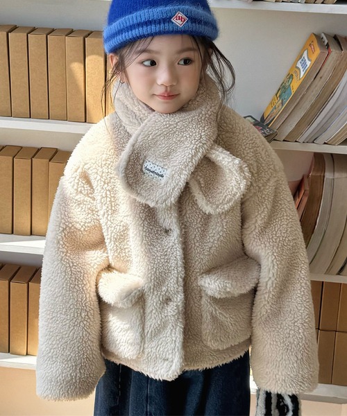 aimoha（アイモハ） ブルゾン アウター 「aimoha-KIDS-」キッズ ふわ