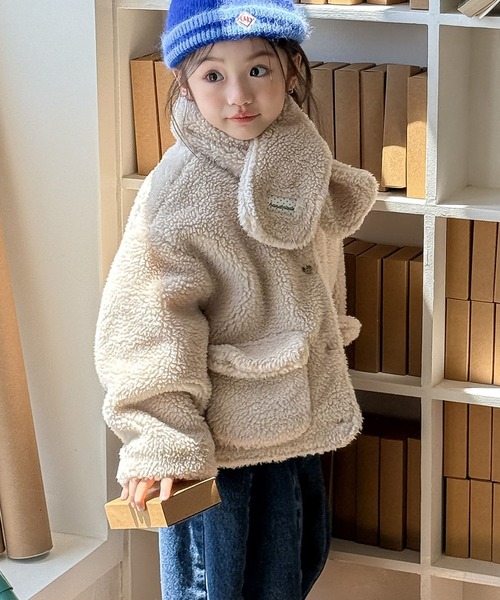 aimoha（アイモハ） ブルゾン アウター 「aimoha-KIDS-」キッズ ふわ