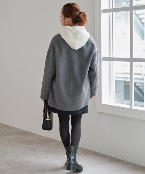 [美品] 24AW スピックアンドスパン ジャケット 31900円 グレー 36 Spick＆Span（スピック アンド スパン） 「Spick & Span」 ジャケット