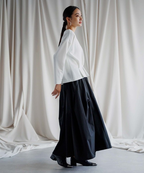 「RAW FUDGE」 長袖カットソー M オフホワイト レディース_画像9