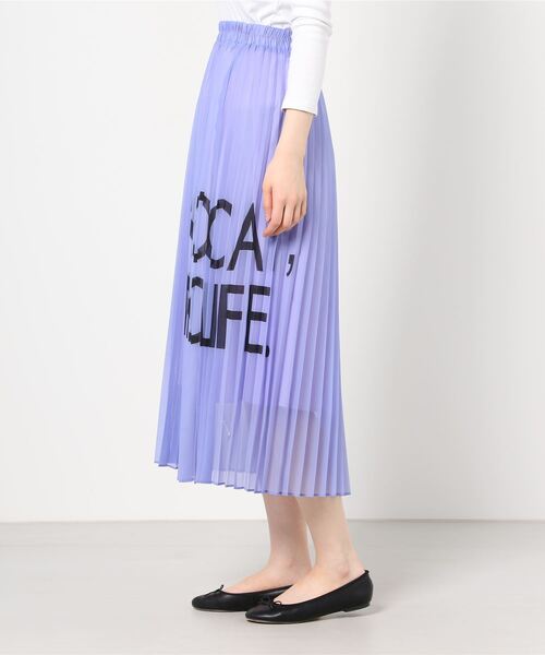 「mmts」 プリーツスカート ONE SIZE ラベンダー レディース_画像2