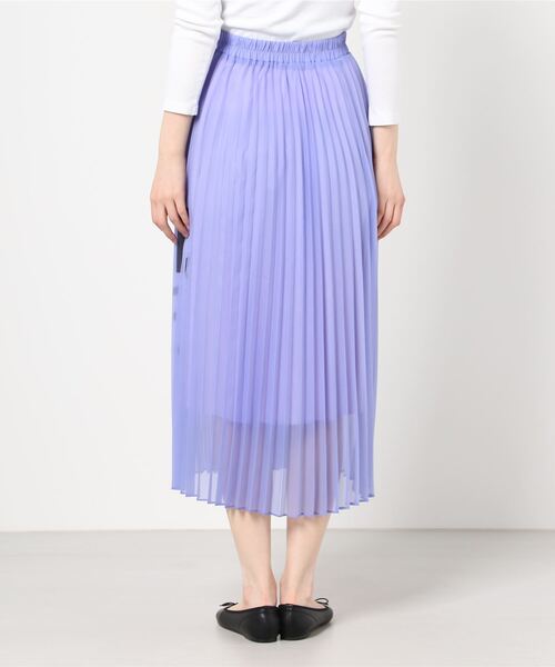 「mmts」 プリーツスカート ONE SIZE ラベンダー レディース_画像3