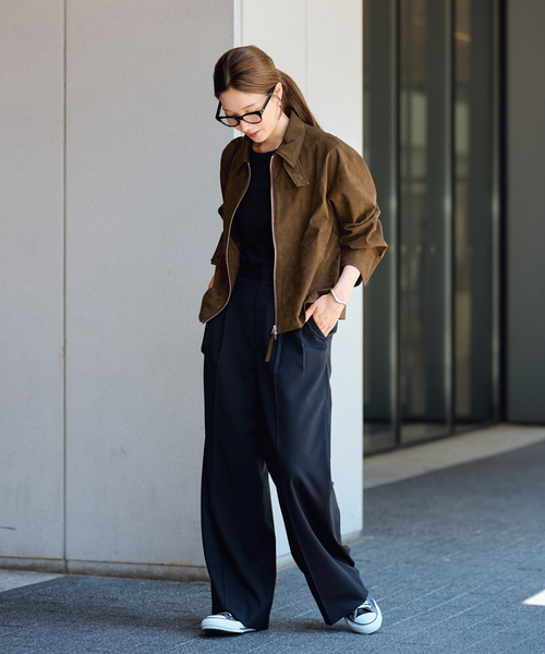 フレームワーク☆FRAMEWORK☆フェイクスエードブルゾン FRAMeWORK（フレームワーク） コート アウター 「WEB限定 / 追加