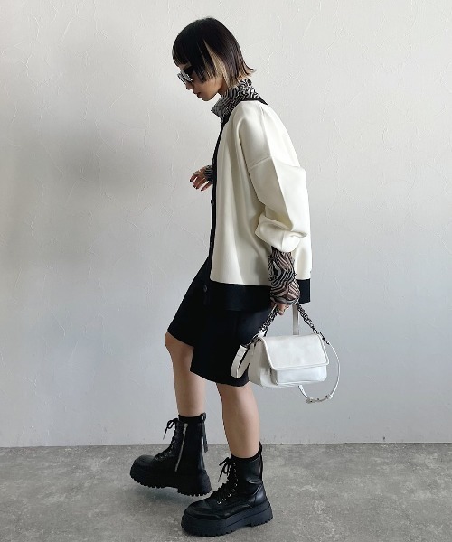 「PAGEBOY」 ニットカーディガン FREE ホワイト系その他 レディース_画像2