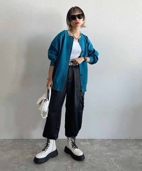 「PAGEBOY」 ニットカーディガン FREE ホワイト系その他 レディース_画像5