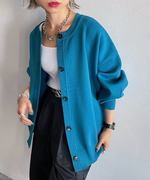 「PAGEBOY」 ニットカーディガン FREE ホワイト系その他 レディース_画像6