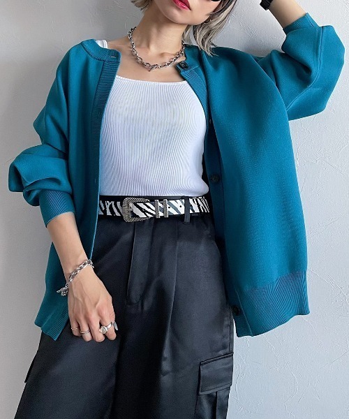 「PAGEBOY」 ニットカーディガン FREE ホワイト系その他 レディース_画像8