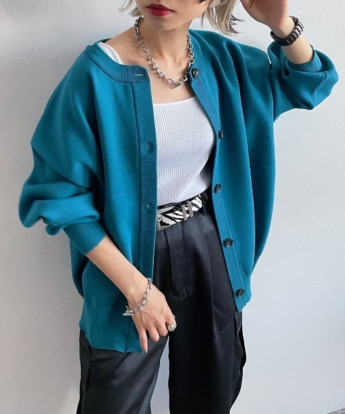 「PAGEBOY」 ニットカーディガン FREE ホワイト系その他 レディース_画像9