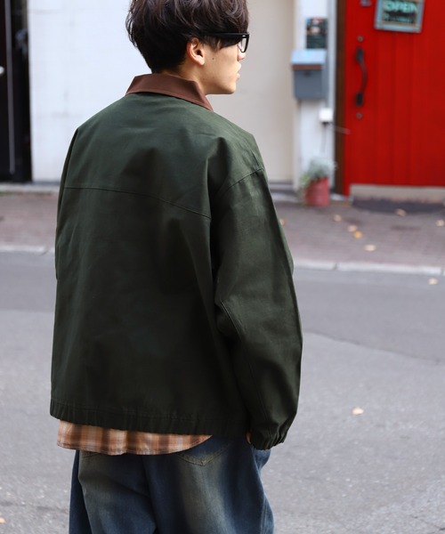 「ZIP FIVE」 ブルゾン LARGE グレー メンズ_画像6