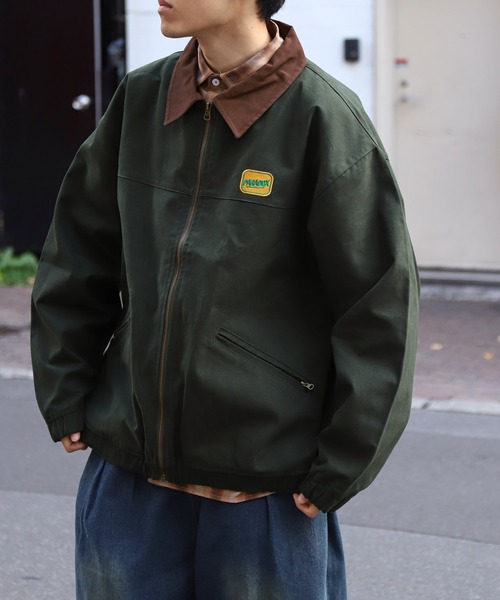 「ZIP FIVE」 ブルゾン LARGE グレー メンズ_画像7