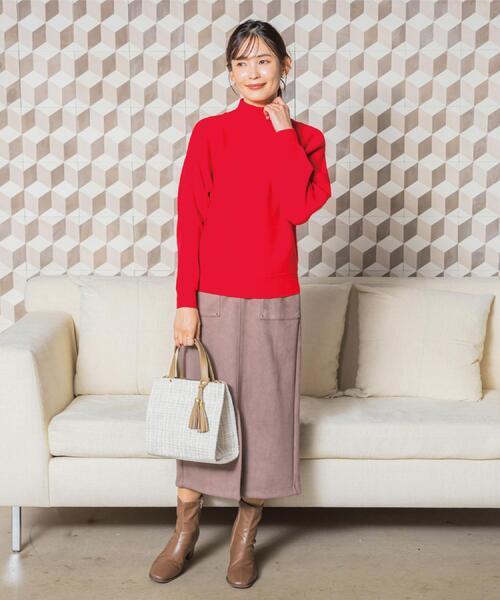 ITS'DEMO（イッツデモ） ニット セーター 「手洗い可」リブドルマン