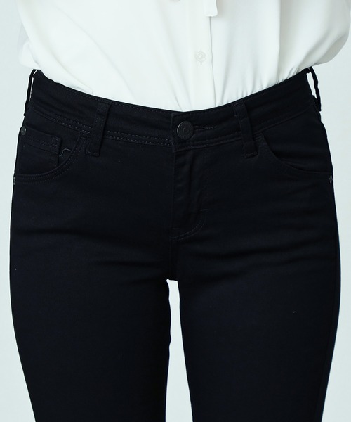 「C17」 スキニーデニムパンツ 29 ブラック系その他 レディース_画像7
