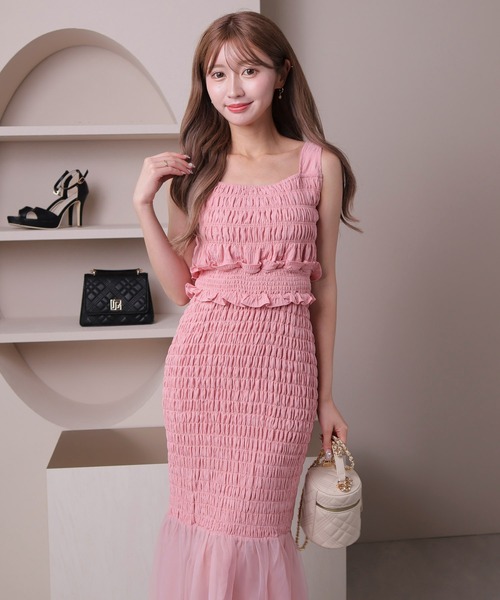 LIP SERVICE（リップサービス） セットアップ FREE グレー レディース