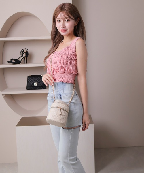 LIP SERVICE（リップサービス） セットアップ FREE グレー レディース