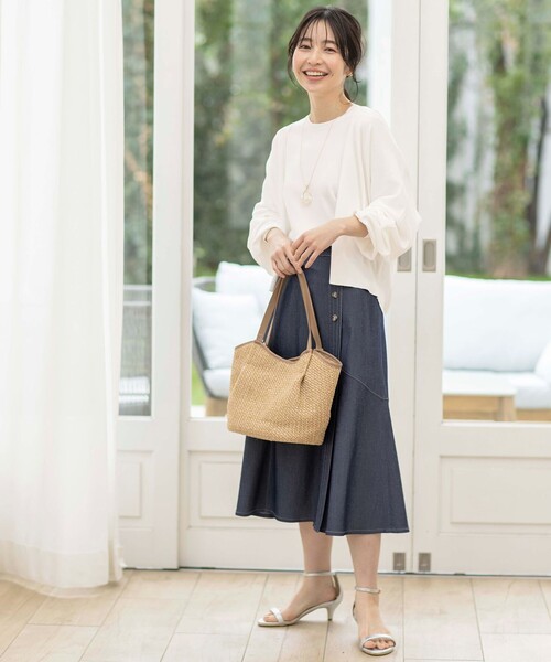 「ANY SIS」 長袖ニット 2 ブラック レディース_画像7