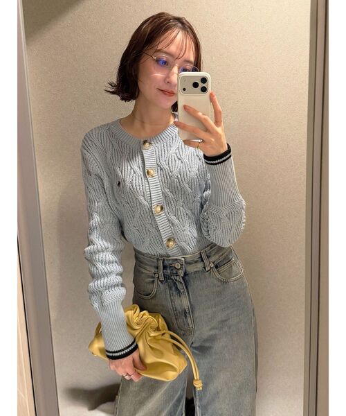 〈POLO BCSコラボ〉ケーブルラインカーデプルオーバー(値下げ不可) POLO BCS（ポロ・ビーシーエス） ワンピース 「POLO BCSコラボ