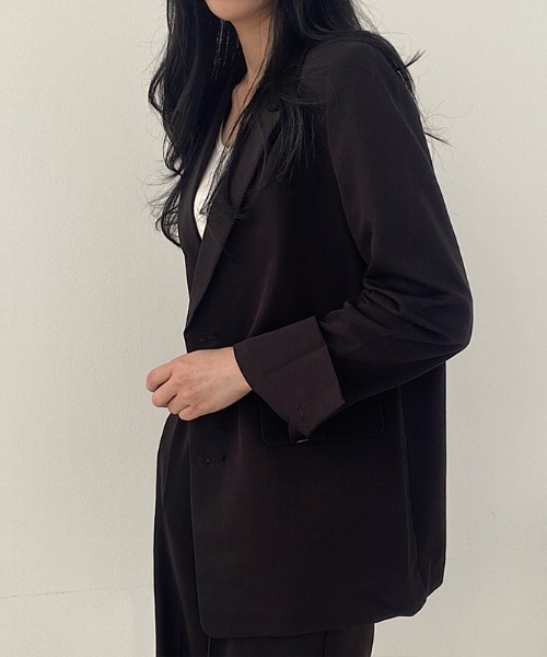 「COCOMOMO」 パンツスーツ L ベージュ レディース_画像7