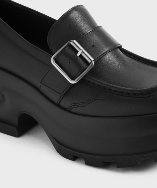 「CHARLES & KEITH」 シューズ 24.5cm イエロー レディース_画像3