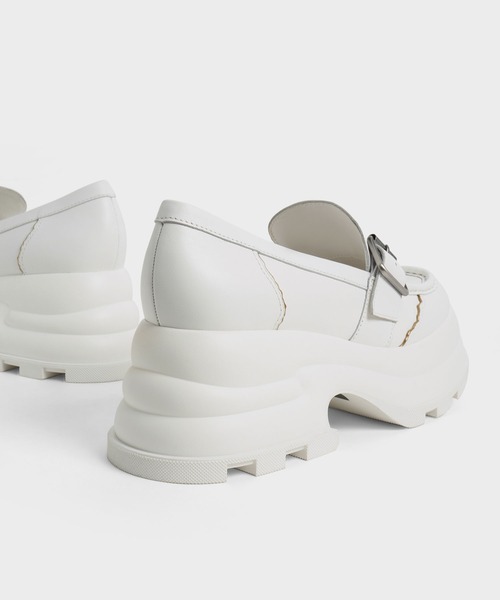 「CHARLES & KEITH」 シューズ 24.5cm イエロー レディース_画像7