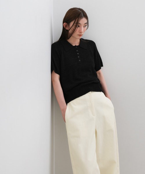 RHCコットン ワイドパンツ ハイウエスト select MOCA（セレクトモカ） ワイドパンツ パンツ ハイウエスト