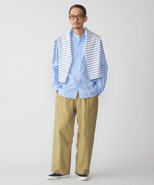 SHIPS（シップス） ワイドパンツ パンツ SHIPS: AUTHENTIC ナイロン