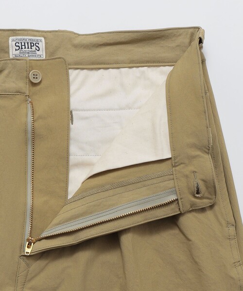 SHIPS（シップス） パンツ SHIPS: AUTHENTIC ナイロン カルゼ ワイド