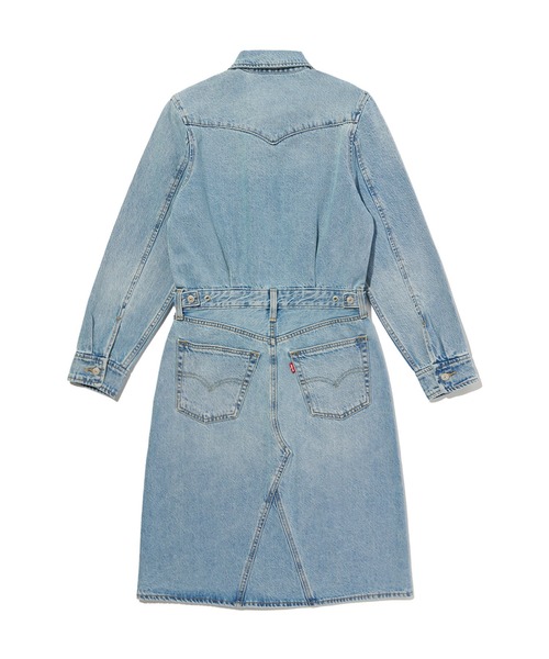 Levi's（リーバイス） シャツワンピース Aラインデニムウエスタン