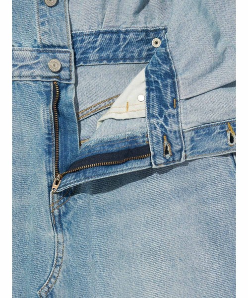 シャツワンピース Levi's/リーバイス Aラインデニムウエスタンドレスの画像