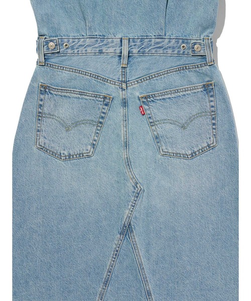 シャツワンピース Levi's/リーバイス Aラインデニムウエスタンドレスの画像