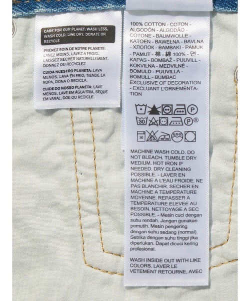 シャツワンピース Levi's/リーバイス Aラインデニムウエスタンドレスの画像