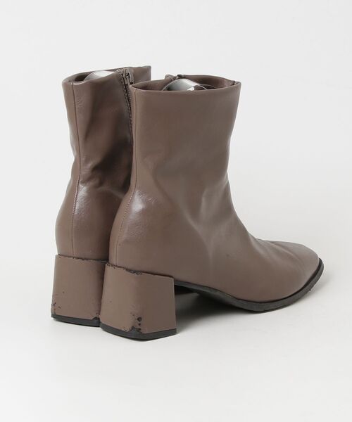 「minia」 ショートブーツ L ベージュ レディース_画像2