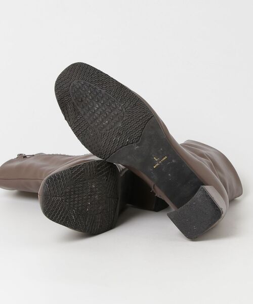 「minia」 ショートブーツ L ベージュ レディース_画像3