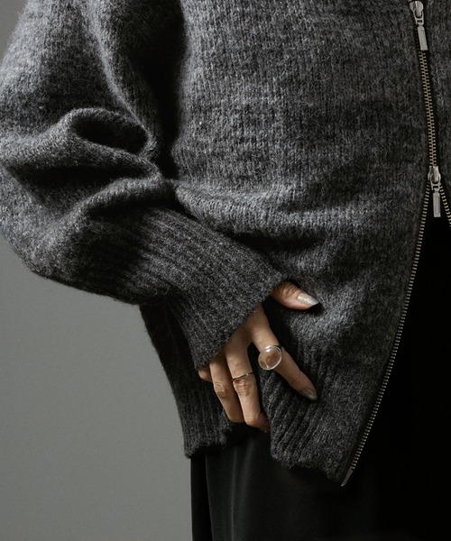 「SALON adam et rope'」 ニットカーディガン FREE ベージュ レディース_画像8