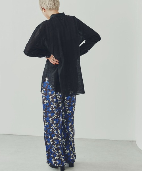 「ROSE BUD」 パンツ ONE SIZE ブラック レディース_画像9