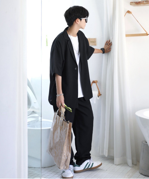 「neos」 「Dal Fellow」セットアップ LARGE ベージュ メンズ_画像6