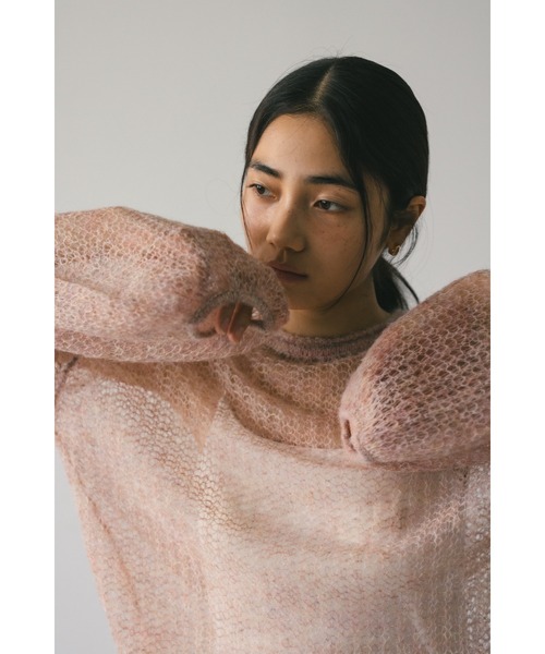 「STYLEMIXER」 長袖ニット FREE グレー レディース_画像2