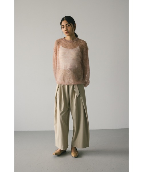 「STYLEMIXER」 長袖ニット FREE グレー レディース_画像3