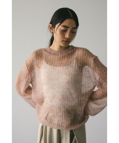 「STYLEMIXER」 長袖ニット FREE グレー レディース_画像5