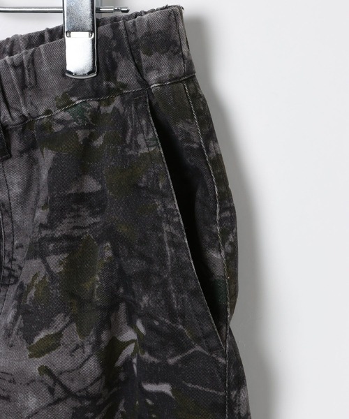 BAYFLOW（ベイフロー） パンツ リーフカモ柄パラシュートパンツ メンズ
