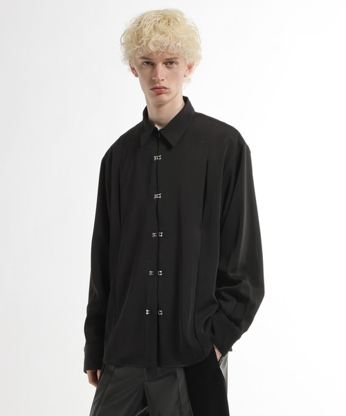 HARE（ハレ） シャツ TSUNAGARIタックVシャツ(HARE) メンズ : ZOZOTOWN