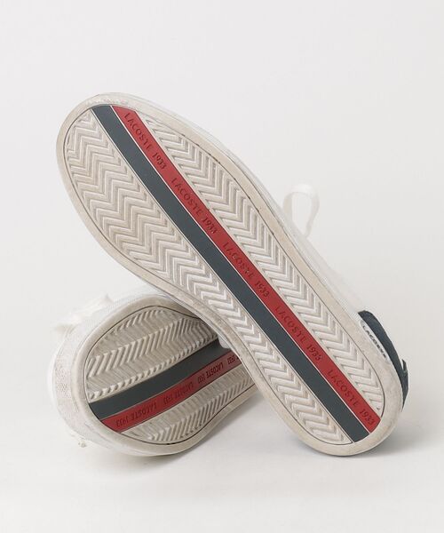 「LACOSTE」 ローカットスニーカー 41 ホワイト メンズ_画像3