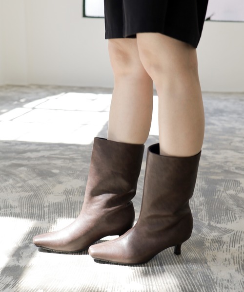 「SESTO」 ブーツ 3L ブラック系その他 レディース_画像6