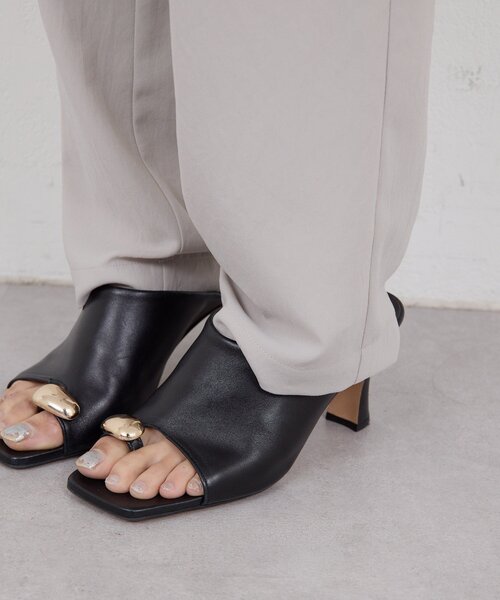 パンツ ライトジャージーテーパードパンツ レディースの画像