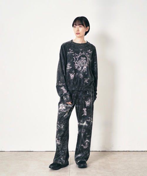 トレーナー スウェット “SEA” Aimi Odawara ラグランクルースウェット